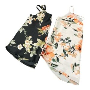 Bundle of 2 Floral Camisole Tops - Black and Cream
TAHARI & Bar III